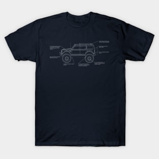 TRICKED OUT BRONCO. T-Shirt